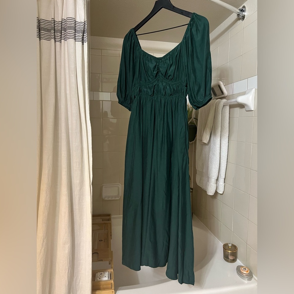 Bohme Ivory Green Dress - never worn